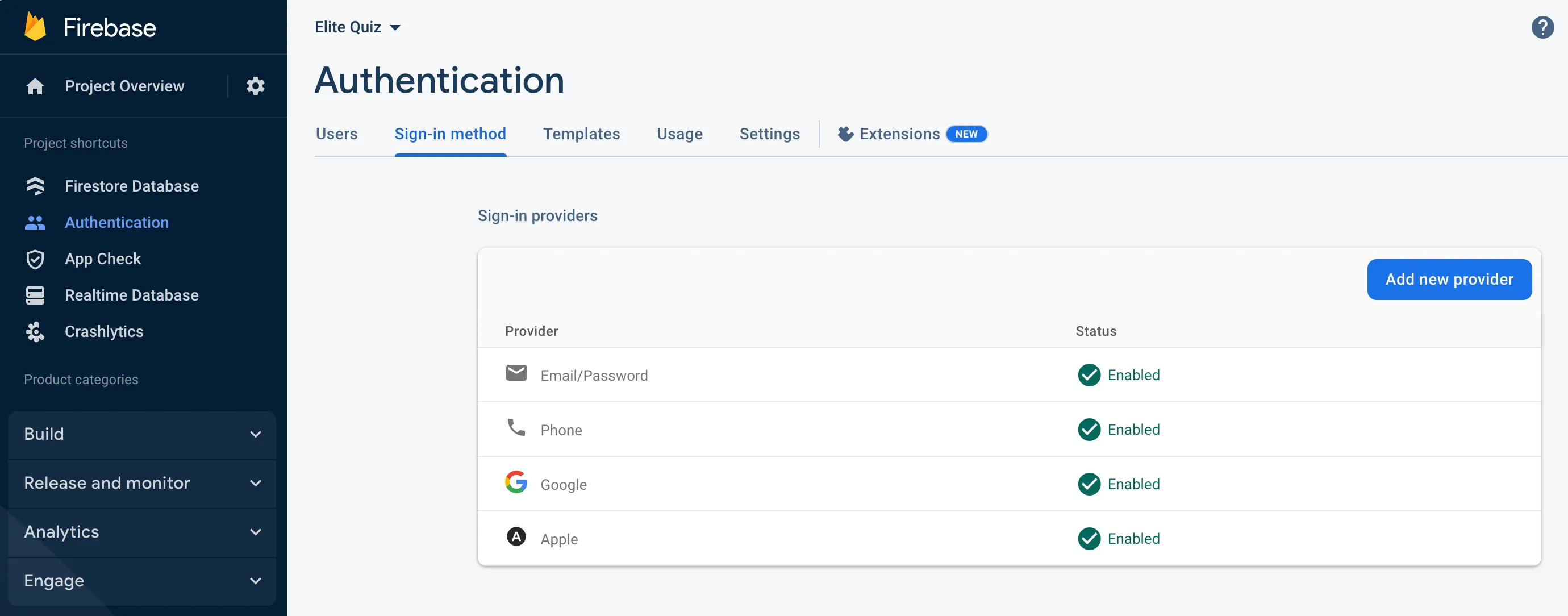 Add Firebase Auth