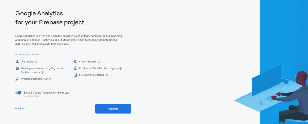 Create Firebase Project 2
