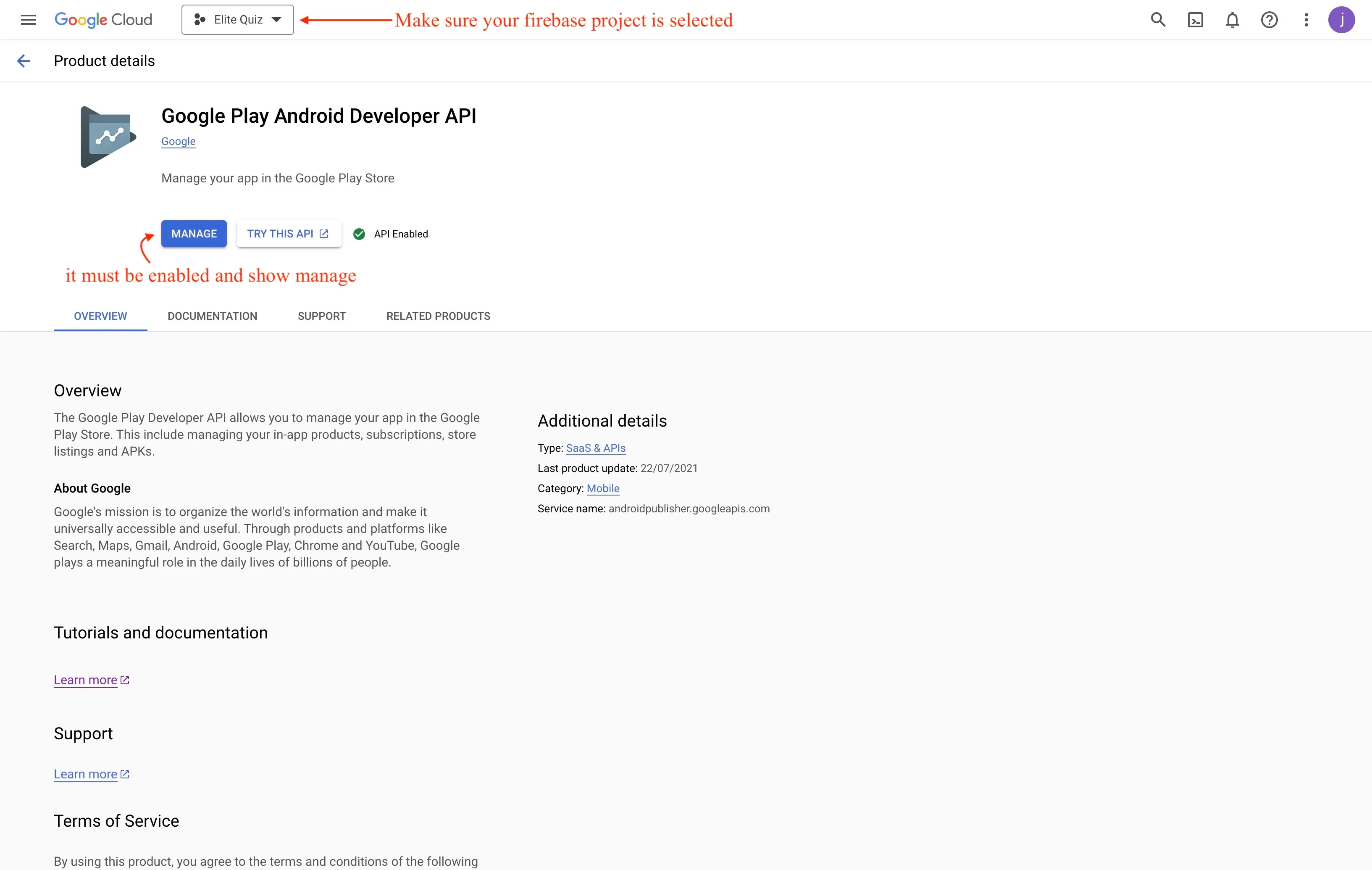 Google Console Verify